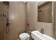 Modern bathroom with shower, toilet, and sink at 235 Cocoanut Ave # 113C, Sarasota, FL 34236
