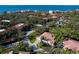 Aerial view showcasing a condo building near the water at 6417 Meadowlark Ln # 6417, Bradenton, FL 34210