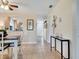 Dining area with table and chairs, open to the kitchen at 6417 Meadowlark Ln # 6417, Bradenton, FL 34210
