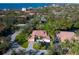 An aerial view showcasing the property's location near the water at 6417 Meadowlark Ln # 6417, Bradenton, FL 34210