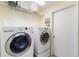 Laundry room with LG washer and dryer at 4966 Clubview E Ct, Bradenton, FL 34203