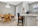 Modern kitchen with stainless steel appliances and granite countertops at 228 Crew Ct, Sarasota, FL 34243