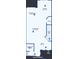 Lower floor plan features living room, kitchen, and dining area at 228 Crew Ct, Sarasota, FL 34243
