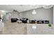 Kitchen features a dining area with a round wooden table and four chairs at 228 Crew Ct, Sarasota, FL 34243