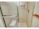 Simple bathroom with a shower stall at 2020 Riverbluff Pkwy # V329, Sarasota, FL 34231