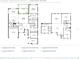 Two-story home floor plan with 4 bedrooms and 3.5 bathrooms at 2477 Waterfront Cir, Sarasota, FL 34240
