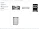 Stainless steel kitchen appliances including cooktop, oven, and dishwasher at 2477 Waterfront Cir, Sarasota, FL 34240