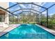 Gorgeous screened-in pool and spa boasts ample space for relaxing and entertaining outdoors at 1111 143Rd Ne St, Bradenton, FL 34212