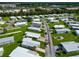 Aerial view of mobile home community at 6421 Kilohee Ct, North Port, FL 34287