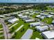Aerial view of mobile home community at 6421 Kilohee Ct, North Port, FL 34287