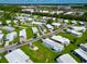 Aerial view of mobile home community at 6421 Kilohee Ct, North Port, FL 34287