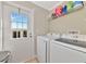Laundry room with side by side washer and dryer at 6421 Kilohee Ct, North Port, FL 34287