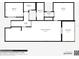 3 bedroom, 2 bathroom condo floor plan with open kitchen and dining at 4210 Caddie E Dr # 102, Bradenton, FL 34203