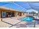 Enjoyable pool and patio area with access to house at 15912 Melport Cir, Port Charlotte, FL 33981
