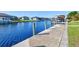 Expansive canal-front dock for boat lovers at 15912 Melport Cir, Port Charlotte, FL 33981