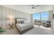 Bright bedroom with a large window offering stunning city views at 1233 N Gulfstream Ave # 1001, Sarasota, FL 34236