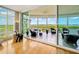 Private balcony offering breathtaking water and mangrove views at 393 N Point Rd # 801, Osprey, FL 34229