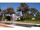 Community entrance with water fountain and landscaping at 393 N Point Rd # 801, Osprey, FL 34229
