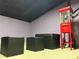 Finished attic bonus room includes a retro popcorn machine and seating at 7234 Cloister Dr # 7234, Sarasota, FL 34231
