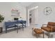 Home office with desk, chair, and plenty of natural light at 2630 Beeville Ave, North Port, FL 34286