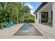 Relaxing pool and patio area, perfect for entertaining at 577 Venice Ln, Sarasota, FL 34242