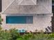 Overhead view of a refreshing pool and surrounding patio at 577 Venice Ln, Sarasota, FL 34242