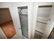 Bathroom with shower stall and linen closet at 3961 Ashwood Ln # 44, Sarasota, FL 34232