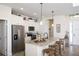 Modern kitchen with granite countertops and stainless steel appliances at 2471 W Price Blvd, North Port, FL 34286