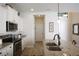Modern kitchen with granite countertops and stainless steel appliances at 2471 W Price Blvd, North Port, FL 34286
