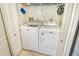 Convenient laundry room with washer and dryer, providing in-unit laundry facilities at 3924 Alamanda Dr, Sarasota, FL 34238
