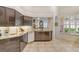 Modern kitchen with granite countertops and stainless steel appliances at 3924 Alamanda Dr, Sarasota, FL 34238