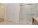 Modern bathroom with shower and ample closet space at 5240 11Th E St, Bradenton, FL 34203