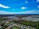 Aerial view of a residential neighborhood and surrounding areas at 5240 11Th E St, Bradenton, FL 34203