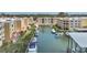 Beautiful waterfront condos with boat docks provide direct access to open water and tranquil views at 14041 Bellagio Way # 214, Osprey, FL 34229