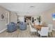 Spacious clubhouse with seating, tables, and a kitchenette offers a comfortable community gathering space at 14041 Bellagio Way # 214, Osprey, FL 34229