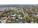 Aerial view of neighborhood showing the property's location near community amenities at 2318 Bay St, Sarasota, FL 34237