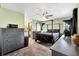 Main bedroom with a canopy bed and ample closet space at 424 Logue Rd, Myakka City, FL 34251
