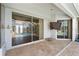 Spacious pool area with covered patio and sliding glass doors at 11332 Rivers Bluff Cir, Lakewood Ranch, FL 34202