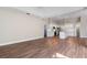 Open concept kitchen with white cabinets and an island at 11332 Rivers Bluff Cir, Lakewood Ranch, FL 34202