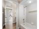 Updated bathroom with a bathtub and shower at 11332 Rivers Bluff Cir, Lakewood Ranch, FL 34202