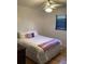 Bedroom with a double bed and ceiling fan at 4601 Ulster Ave, North Port, FL 34287