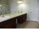 Double vanity bathroom with shower at 2086 Kings Palace Dr # 2086, Riverview, FL 33578