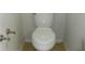 Bathroom with toilet and double wall valves at 2086 Kings Palace Dr # 2086, Riverview, FL 33578