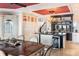 Elegant kitchen with granite island, stainless steel appliances, and custom cabinetry at 8213 Midnight Pass Rd, Sarasota, FL 34242