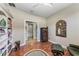 Bright library with built-in bookshelves and access to a bathroom at 5016 Savona Run, Bradenton, FL 34211