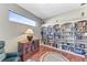 Spacious library with built-in bookshelves and large windows at 5016 Savona Run, Bradenton, FL 34211
