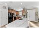 Spacious kitchen featuring a large island and stainless steel appliances at 5016 Savona Run, Bradenton, FL 34211