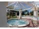 Relaxing hot tub under a pergola at 5122 Northridge Rd # 207, Sarasota, FL 34238