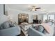 Spacious living room with foosball table and comfortable seating at 2425 Clematis St, Sarasota, FL 34239