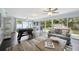 Relaxing living room with ample natural light and view of backyard at 2425 Clematis St, Sarasota, FL 34239